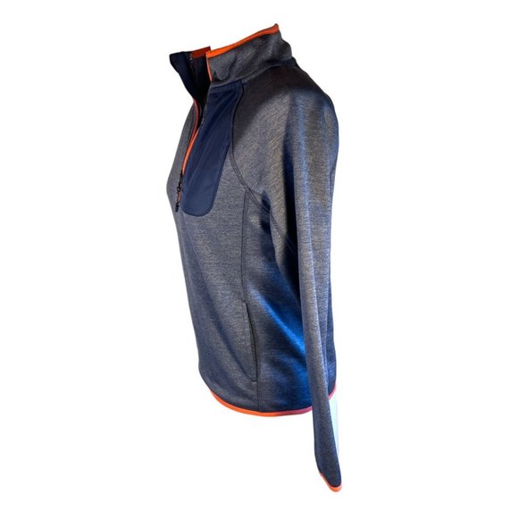 Crown and Ivy Golf 1/4 Zip Pullover Blue Women Size M - Picture 5 of 9